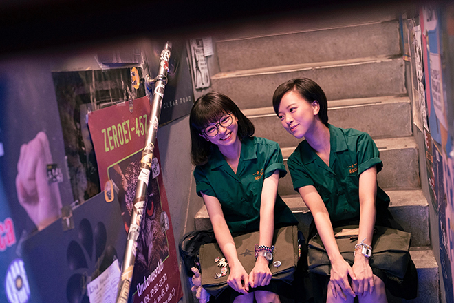 台湾映画『ひとつの机、ふたつの制服』場面写真