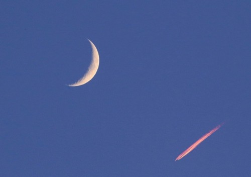 r飛行機雲月と