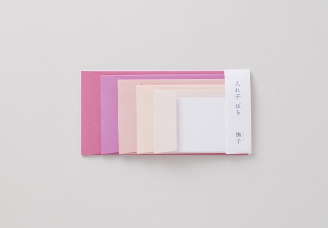 入れ子　ぽち　撫子