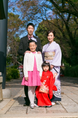 女社長の家族。