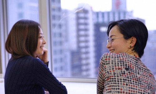 海野P（左）と私（右）