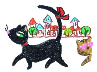 クレオロール絵（ねこ