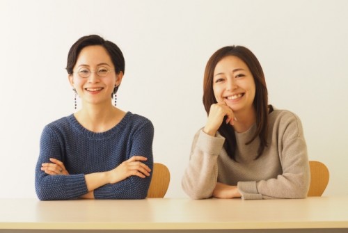 私（左）と海野P（右）