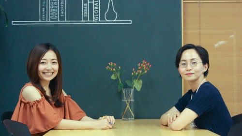 海野P（左）と私（右）