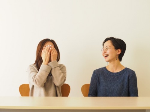 海野P（左）と私（右）