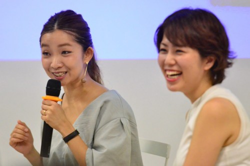 大瀧彩乃さん（左）、野邉まほろさん（右）