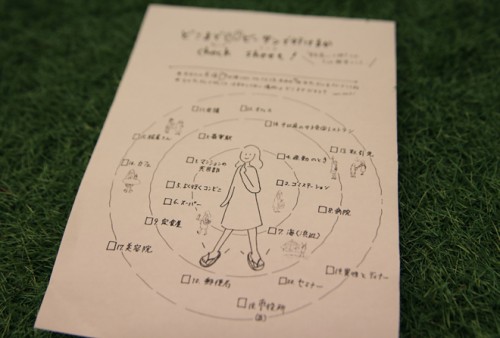 「どこまでビーサンで行ける？」柴田さんの作ったチェックシート
