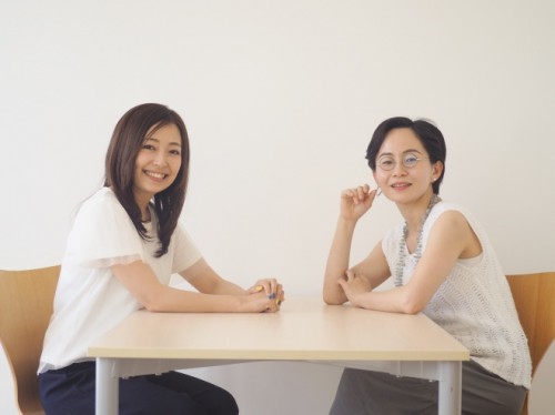 海野P（左）と鈴木編集長（右）