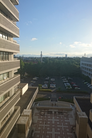 （病室から見える景色）