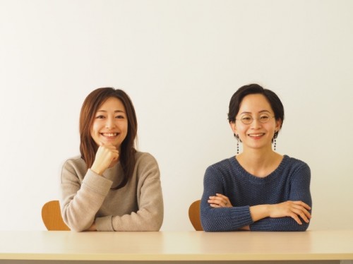 海野P（左）と鈴木編集長（右）