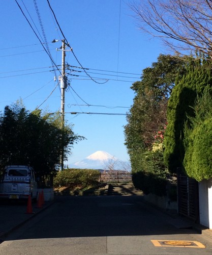 晴れた日は富士山が現れることも／本人撮影