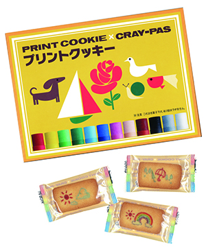 プリントクッキー（クレパス柄） 