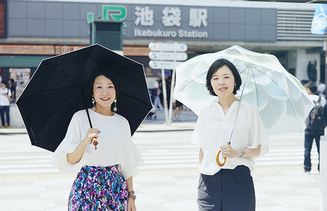 小沢あやさん（左）と宮田麻子さん