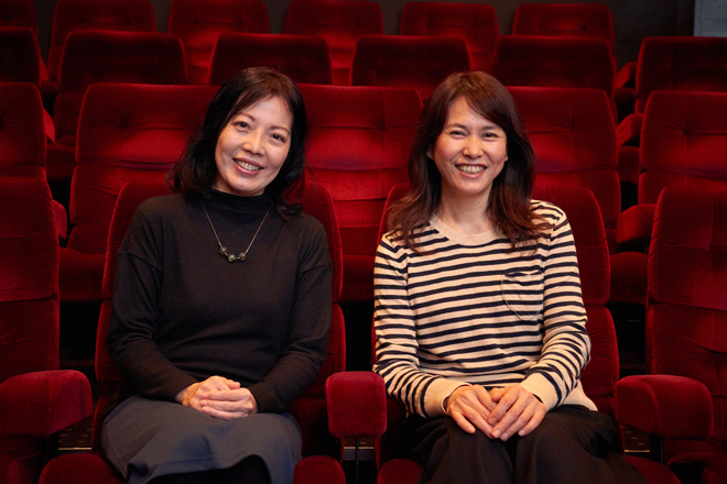 田中さん（左）と後藤さん（右）