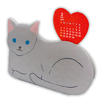 メモスタンドカレンダー：ねこ