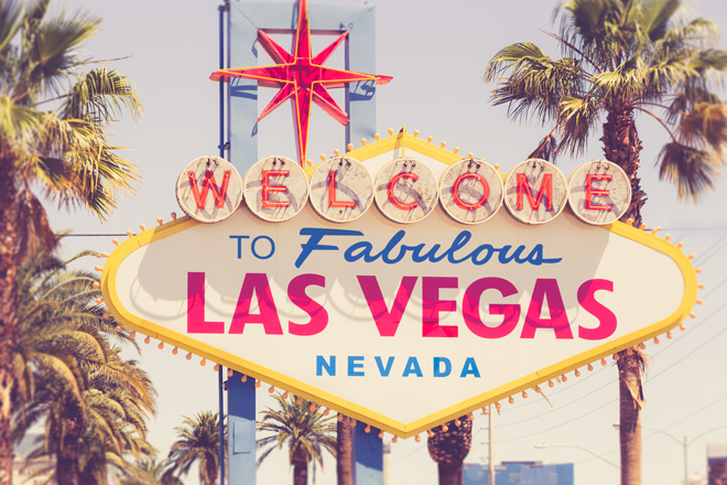 あの有名な看板「Welcome to Fabulous Las Vegas sign」 