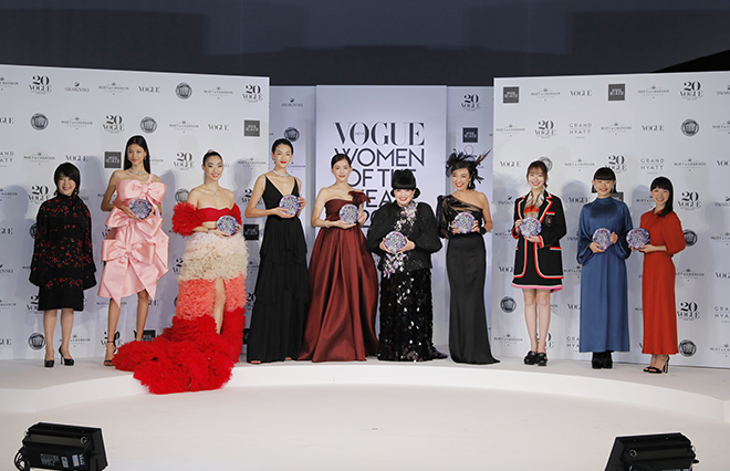 「VOGUE JAPAN WOMEN OF THE YEAR」授賞式の模様