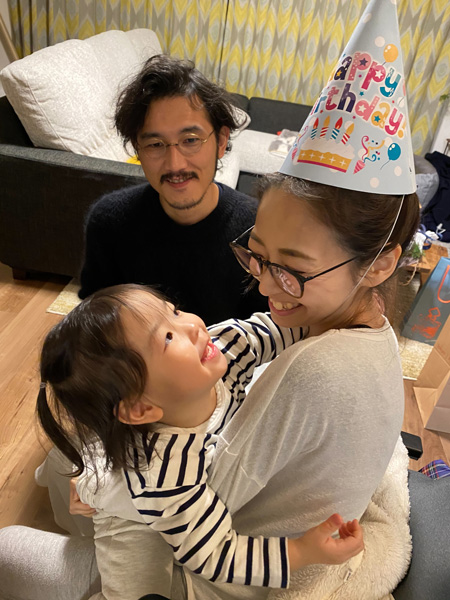 友人が企画してくれた、夫の誕生日会のワンシーン