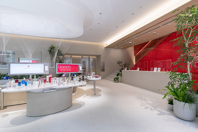 最新のテクノロジーとヒューマンタッチを融合させた美の体験ができる「SHISEIDO」の旗艦店