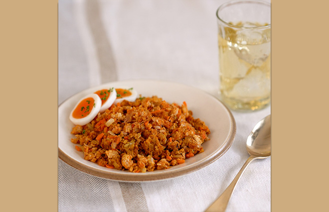 オートミールはカレーとも相性良し【スパイシードライカレー】