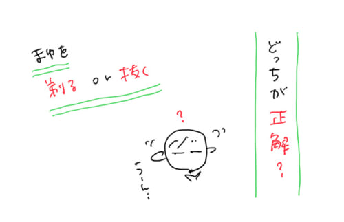 いらない部分は潔く「剃る」！ 姪の別人メイクの秘密は眉だった…