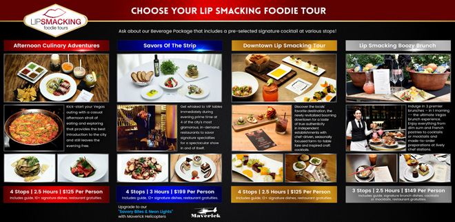 ダウンタウン以外のツアーも選択できる／LIPSMACKING foodie tours