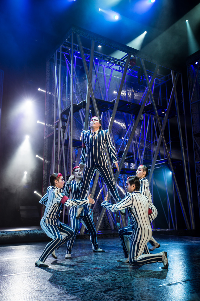 日本人のメンバーも登場します／Courtesy of Cirque du Soleil